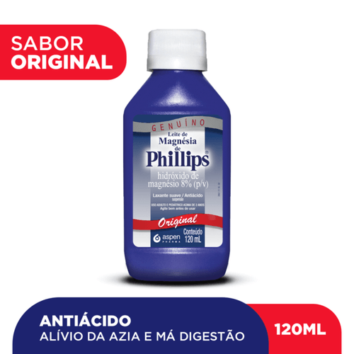 Leite de Magnésia Phillips Original 120ml