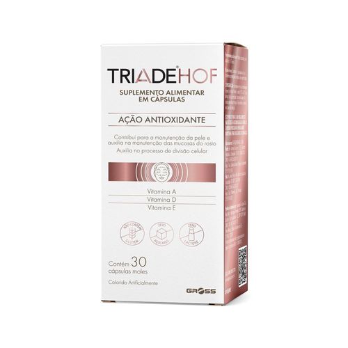 Suplemento Vitamínico Triade HOF 30 com Cápsulas