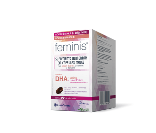 Polivitamínico Feminis DHA com 90 Cápsulas