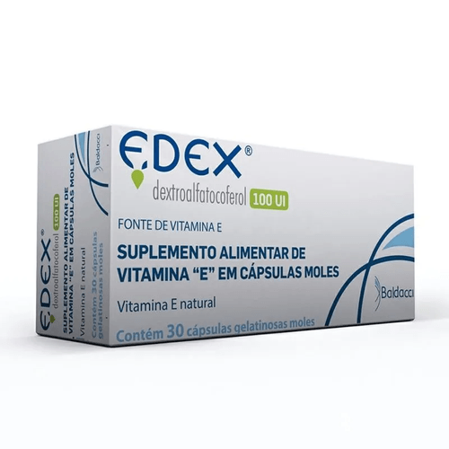 Suplemento Alimentar Edex 100UI com 30 Cápsulas