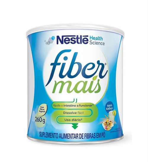 Suplemento Alimentar de Fibras Fibermais Sem Sabor 260g