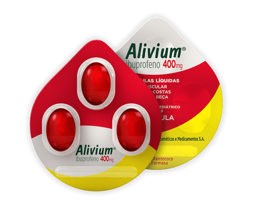 Alivium 400mg com 3 Cápsulas