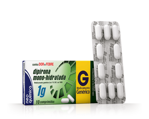 Dipirona 1g com 10 Comprimidos Neo Química