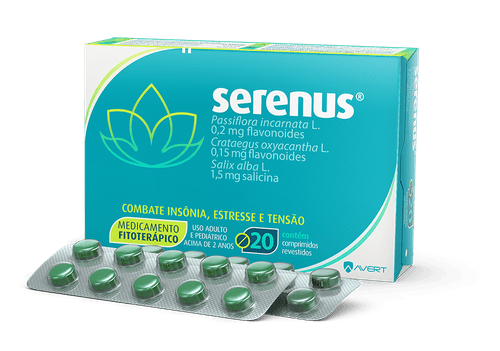 Serenus com 20 comprimidos