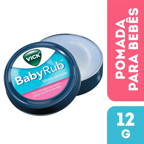 Vick Babyrub Bálsamo para Bebês 12g