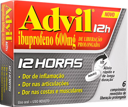 Advil 12h 600mg com 6 Comprimidos