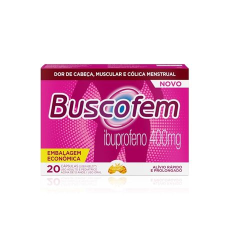 Buscofem 400mg com 20 Cápsulas