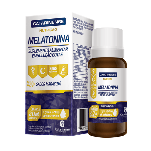 Melatonina Maracujá 20ml Catarinense