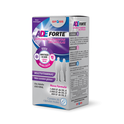 Suplemento Alimentar Adeforte com 30 Capsulas