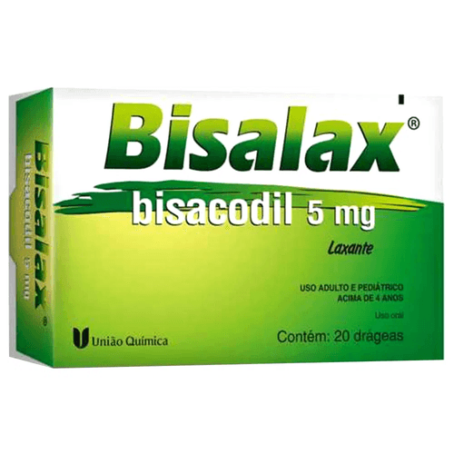 Bisalax 5mg com 20 Drágeas
