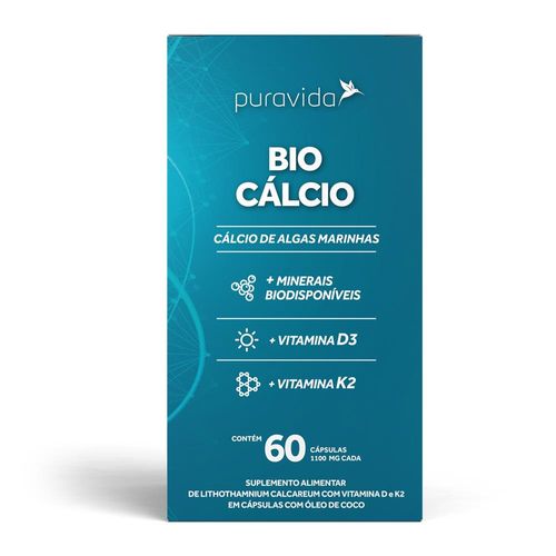 Bio Calcio com 60 capsulas Puravida