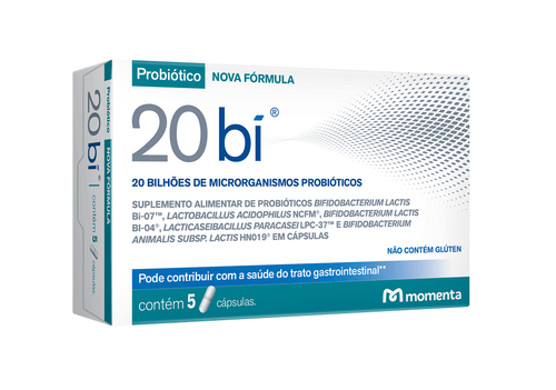 Probiótico 20 BI com 5 Cápsulas