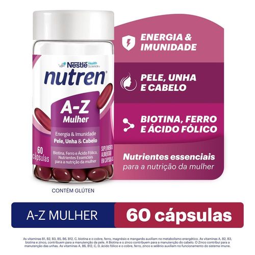 Suplemento Alimentar Nutren A-Z Mulher 60 Cápsulas
