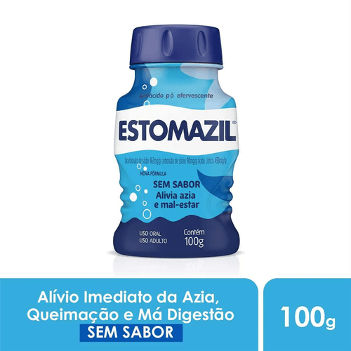 Antiácido Pó Efervescente Estomazil Sem Sabor 100g