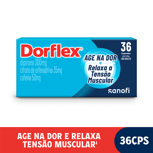 Analgésico e Relaxante Muscular Dorflex com 36 Comprimidos Sanofi