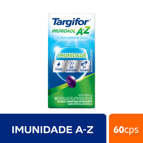 Suplemento Alimentar Targifor Imunidade A-Z com 60 Cápsulas Sanofi