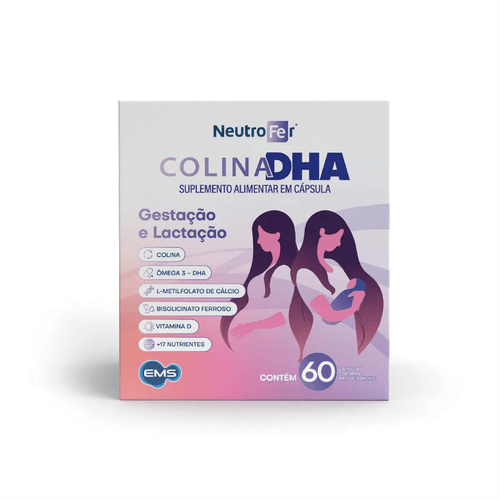 Neutrofer Colina DHA com 60 Cápsulas Moles