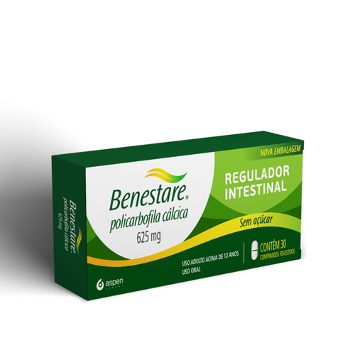 Regulador Intestinal Benestare 625mg com 30 Comprimidos