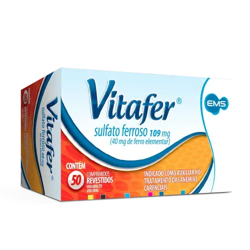 Vitafer com 50 comprimidos