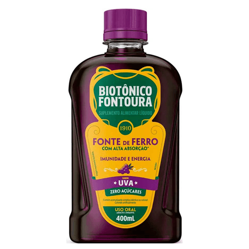 Biotonico Fontoura Uva com 400ml