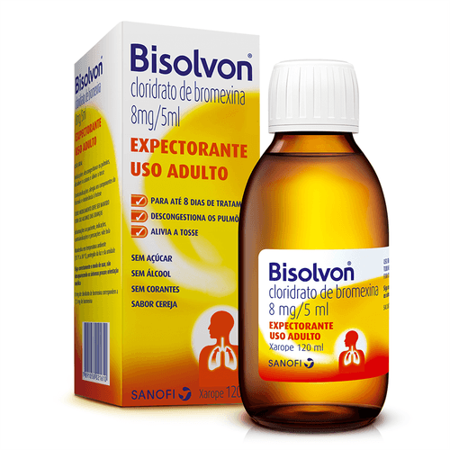 Expectorante Bisolvon Xarope Adulto 120ml Sanofi