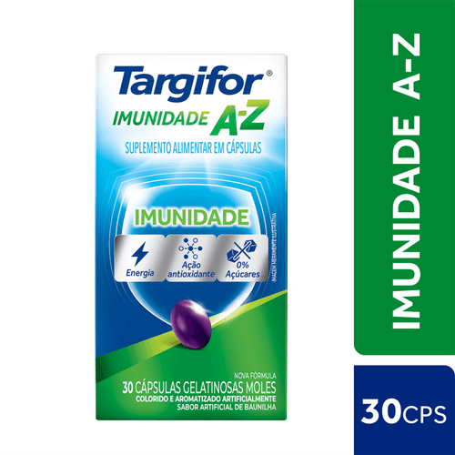 Suplemento Alimentar Targifor Imunidade A-Z com 30 Cápsulas Sanofi