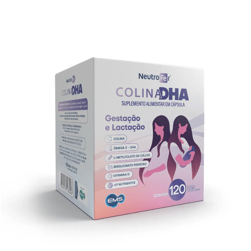 Neutrofer Colina DHA com 120 Cápsulas Moles