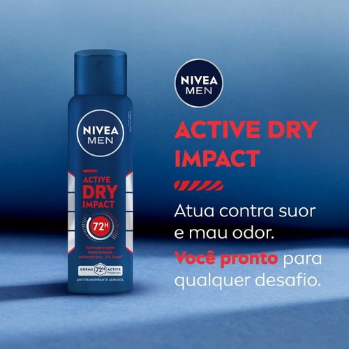 Desodorante Aerosol Nivea Men Dry Impact 150ml