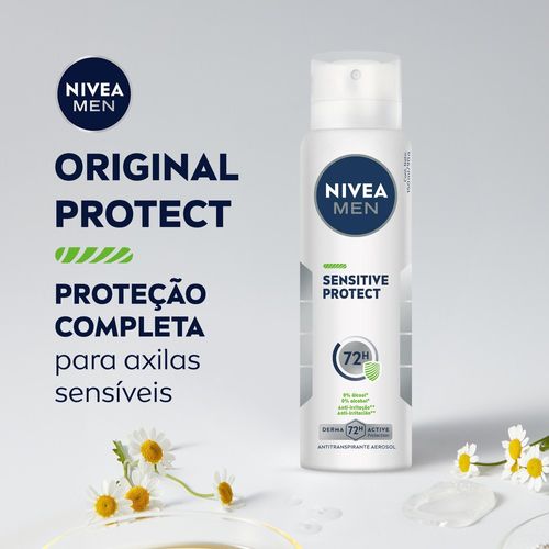 Desodorante Aerosol Nivea Men Sensitive Protect 150ml