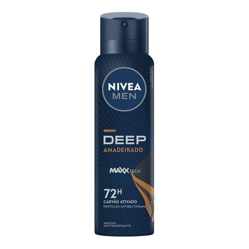 Desodorante Aerosol Nivea Men Deep Amadeirado 150ml