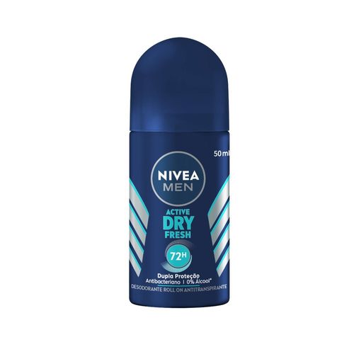 Desodorante Roll On Nivea Men Active Dry Fresh 50ml