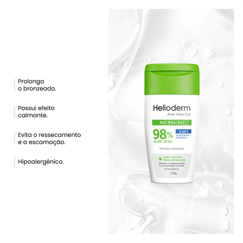 Gel Pós Sol Aloe Vera Helioderm Suncare 120ml