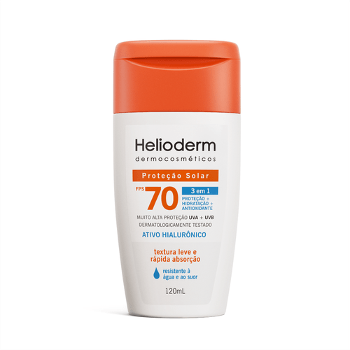 Protetor Solar Helioderm Corporal FPS70 120ml