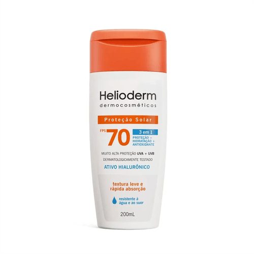 Protetor Solar Helioderm Corporal FPS70 200ml