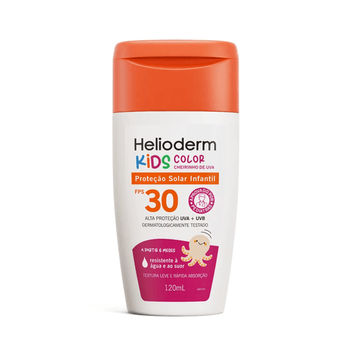 Protetor Solar Infantil Helioderm Suncare Kids FPS30 120ml