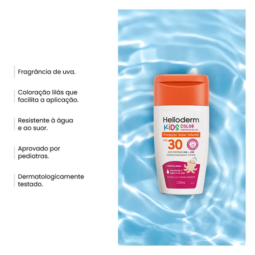 Protetor Solar Infantil Helioderm Suncare Kids FPS30 120ml