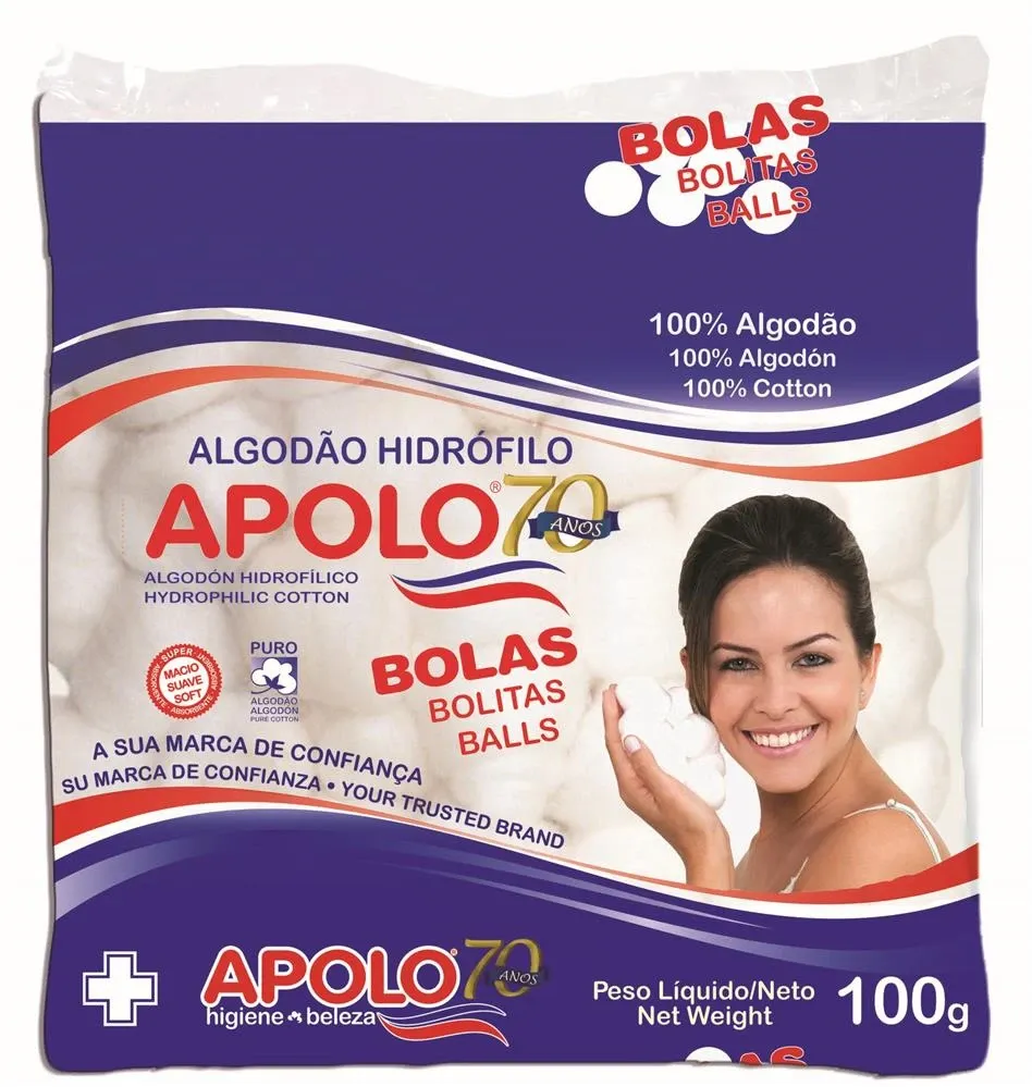 Algodão Apolo bolas 100g
