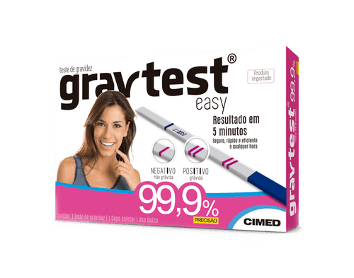 Teste de gravidez Gravtest Easy com 1 unidade