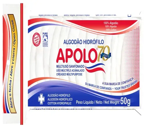 Algodão Apolo multiuso 50g
