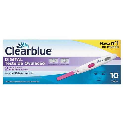Teste de Ovolução Clearblue com 10 Unidades