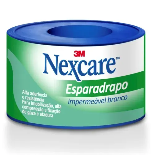 Esparadrapo Nexcare Impermeável Branco com 25mmx3m