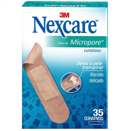 Curativo Nexcare Micropore com 35 Unidades