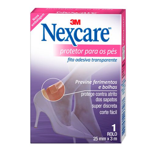 Fita Nexcare Protetora para os Pés 25mmx3m