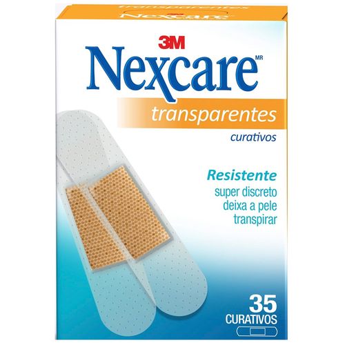 Curativo Nexcare Transparente com 35 Unidades