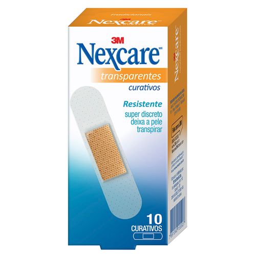 Curativo Nexcare Transparente com 10 Unidades