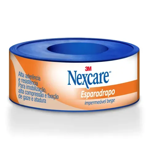 Esparadrapo Nexcare Impermeável Bege com 12mmx3m