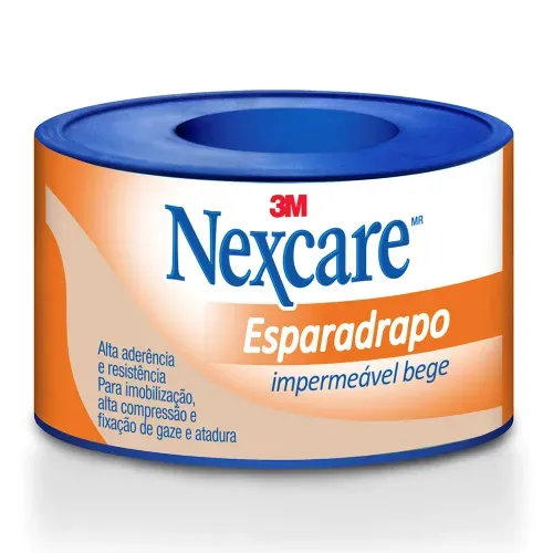 Esparadrapo Nexcare Impermeável Bege com 25mmx3m