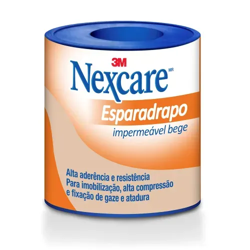 Esparadrapo Nexcare Impermeável Bege com 50mmx3m