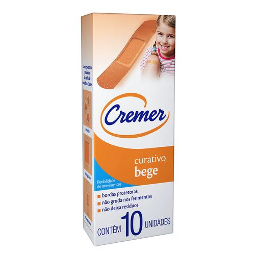 Curativo Cremer bege com 10 unidades
