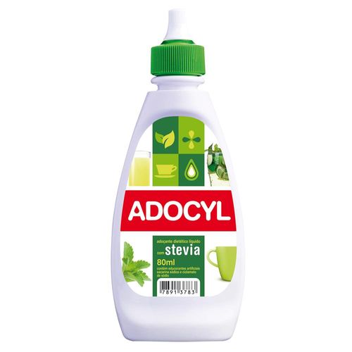 Adoçante Líquido Adocyl Stevia 80ml